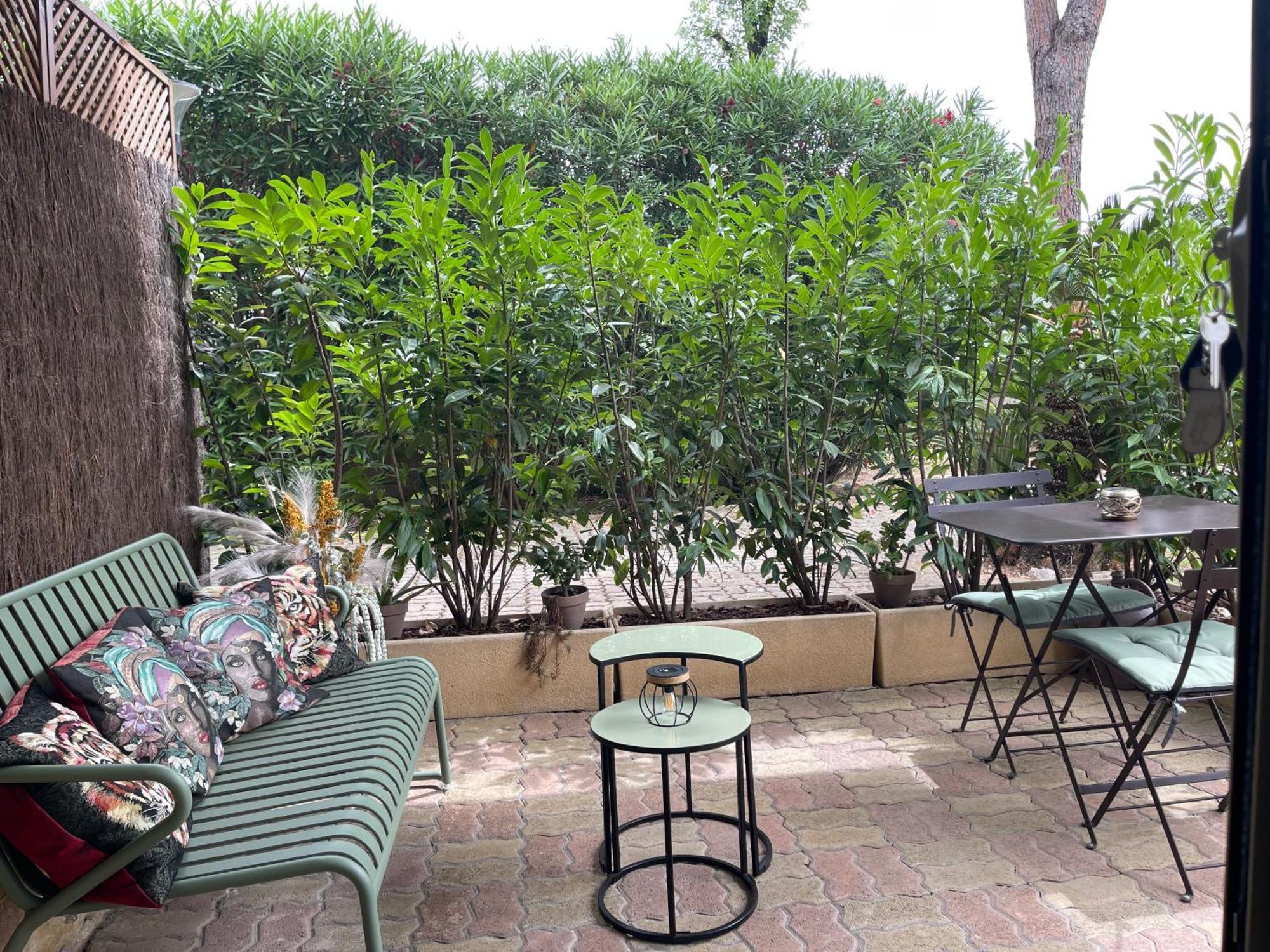 Studio Tout Confort Au Calme Avec Jardin Proche Cannes Le Cannet Eksteriør billede